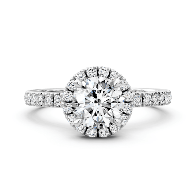 0.75-1.90 CT Round Cut Natural Diamonds - Engagement Ring