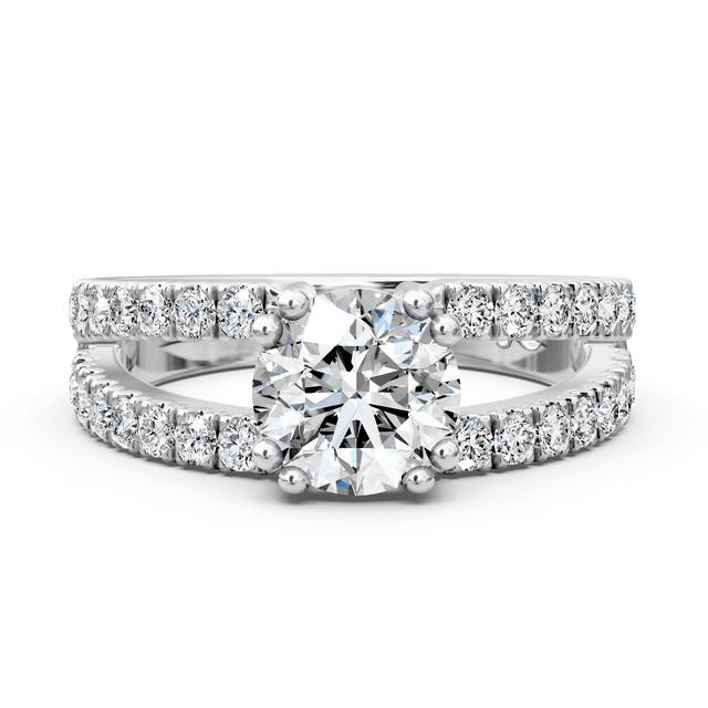 1.20-6.70 CT Round Cut Lab Grown Diamonds - Engagement Ring