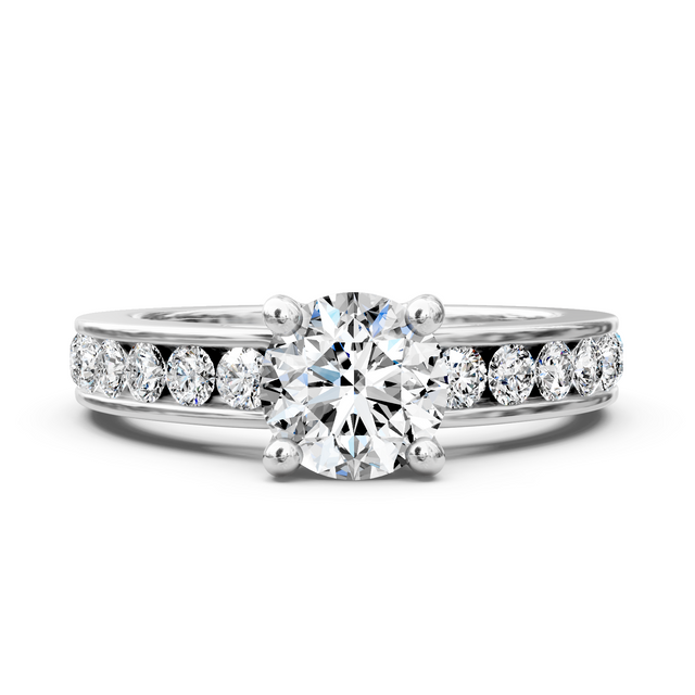 1.15-6.65 CT Round Cut Lab Grown Diamonds - Engagement Ring