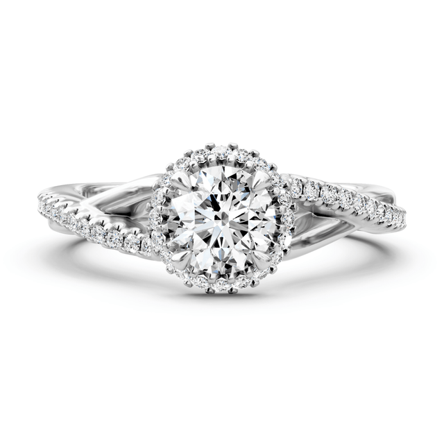 0.60-1.75 CT Round Cut Natural Diamonds - Engagement Ring