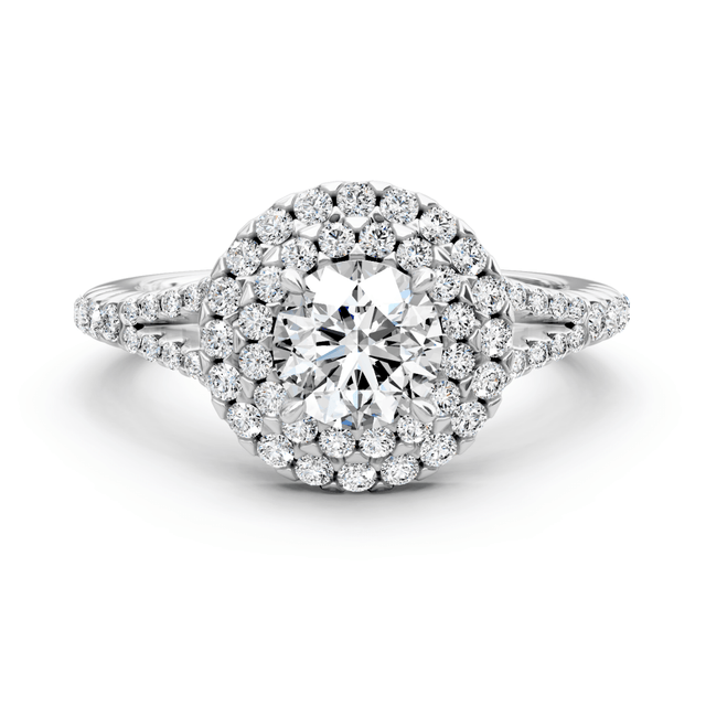 0.84-1.99 CT Round Cut Natural Diamonds - Engagement Ring