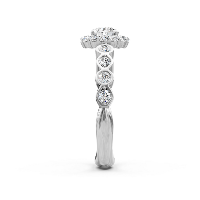 0.90-2.05 CT Round Cut Natural Diamonds - Engagement Ring