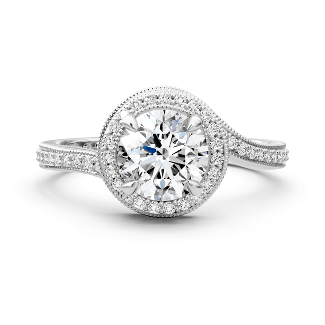 0.60-1.75 CT Round Cut Natural Diamonds - Engagement Ring