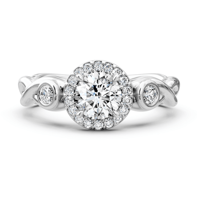 0.62-1.77 CT Round Cut Natural Diamonds - Engagement Ring