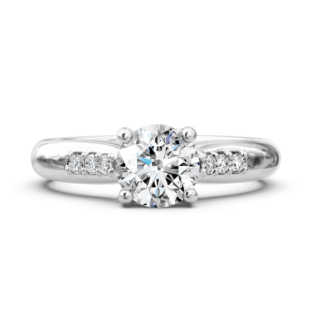 0.45-1.60 CT Round Cut Natural Diamonds - Engagement Ring