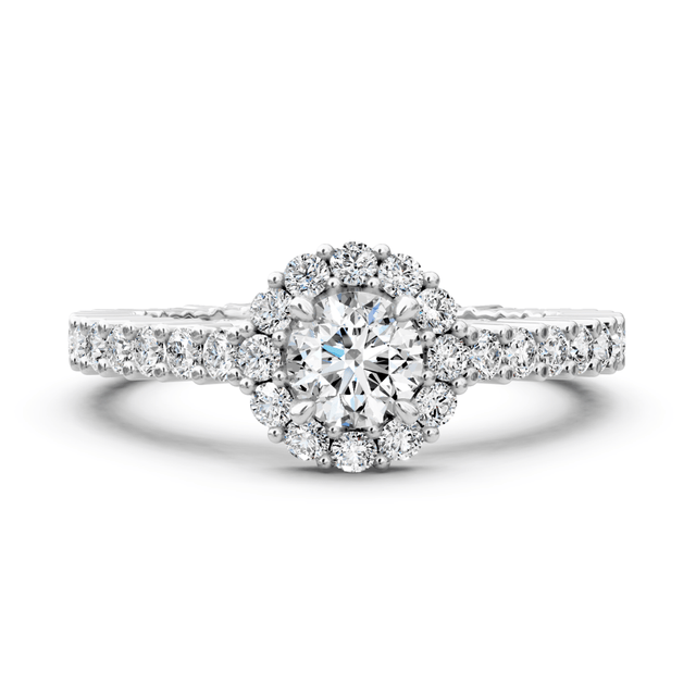 1.20-2.35 CT Round Cut Natural Diamonds - Engagement Ring