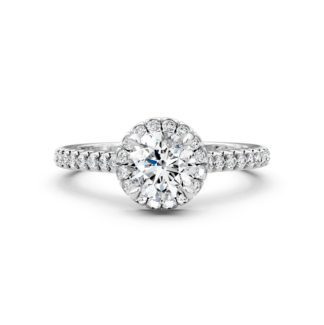 0.70-1.85 CT Round Cut Natural Diamonds - Engagement Ring