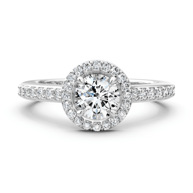 0.75-1.90 CT Round Cut Natural Diamonds - Engagement Ring