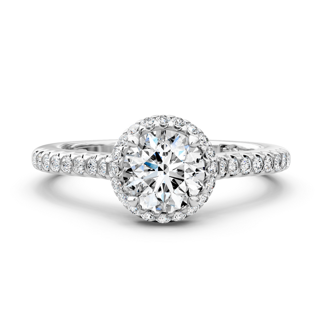 0.80-6.30 CT Round Cut Lab Grown Diamonds - Engagement Ring