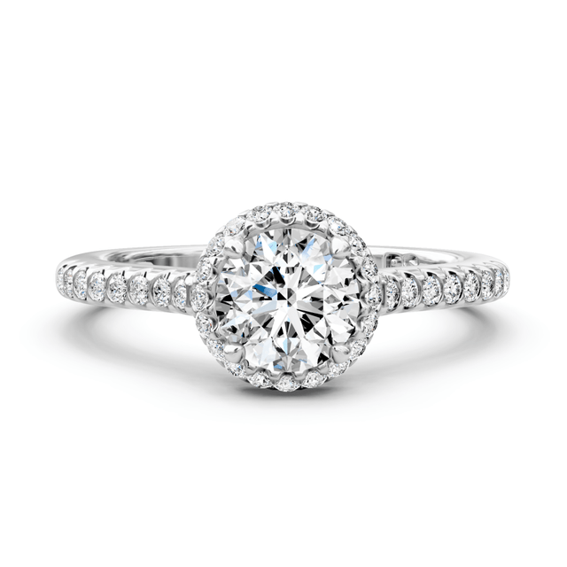 0.65-1.80 CT Round Cut Natural Diamonds - Engagement Ring