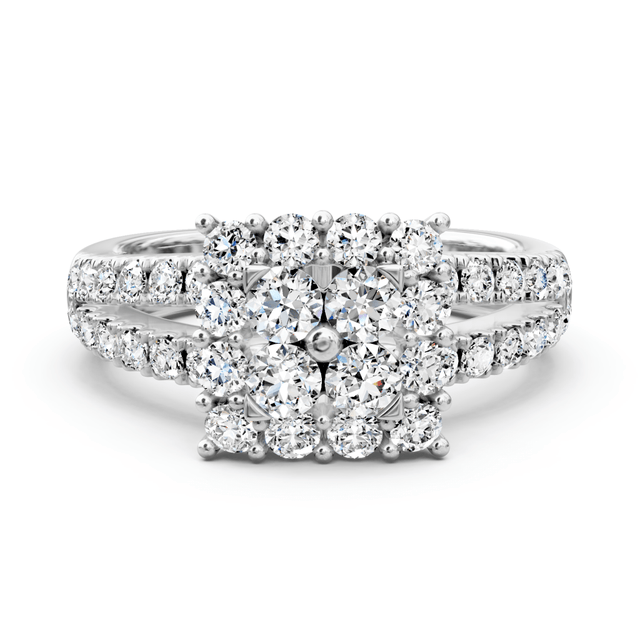 1.21 CT Round Cut Natural Diamonds - Engagement Ring