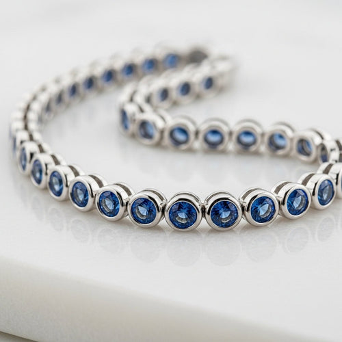 Élise Sapphire Bezel Suite Bracelet - Primestyle.com