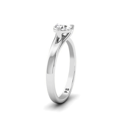 0.35-1.50 CT Round Cut Diamonds - Solitaire Ring