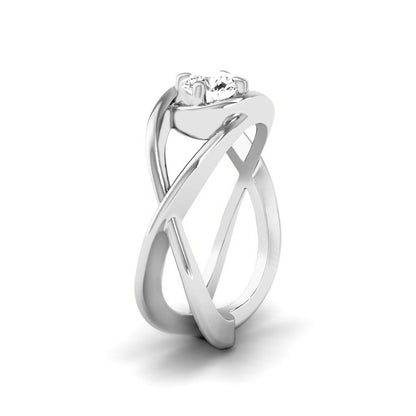 0.35-1.50 CT Round Cut Diamonds - Solitaire Ring