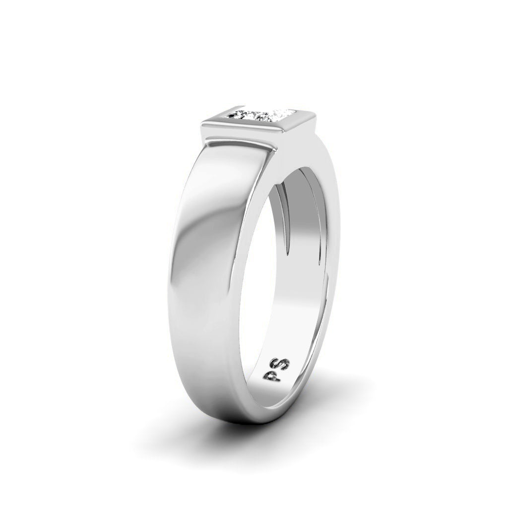 0.50-3.00 CT Princess Cut Lab Grown Diamonds - Solitaire Ring