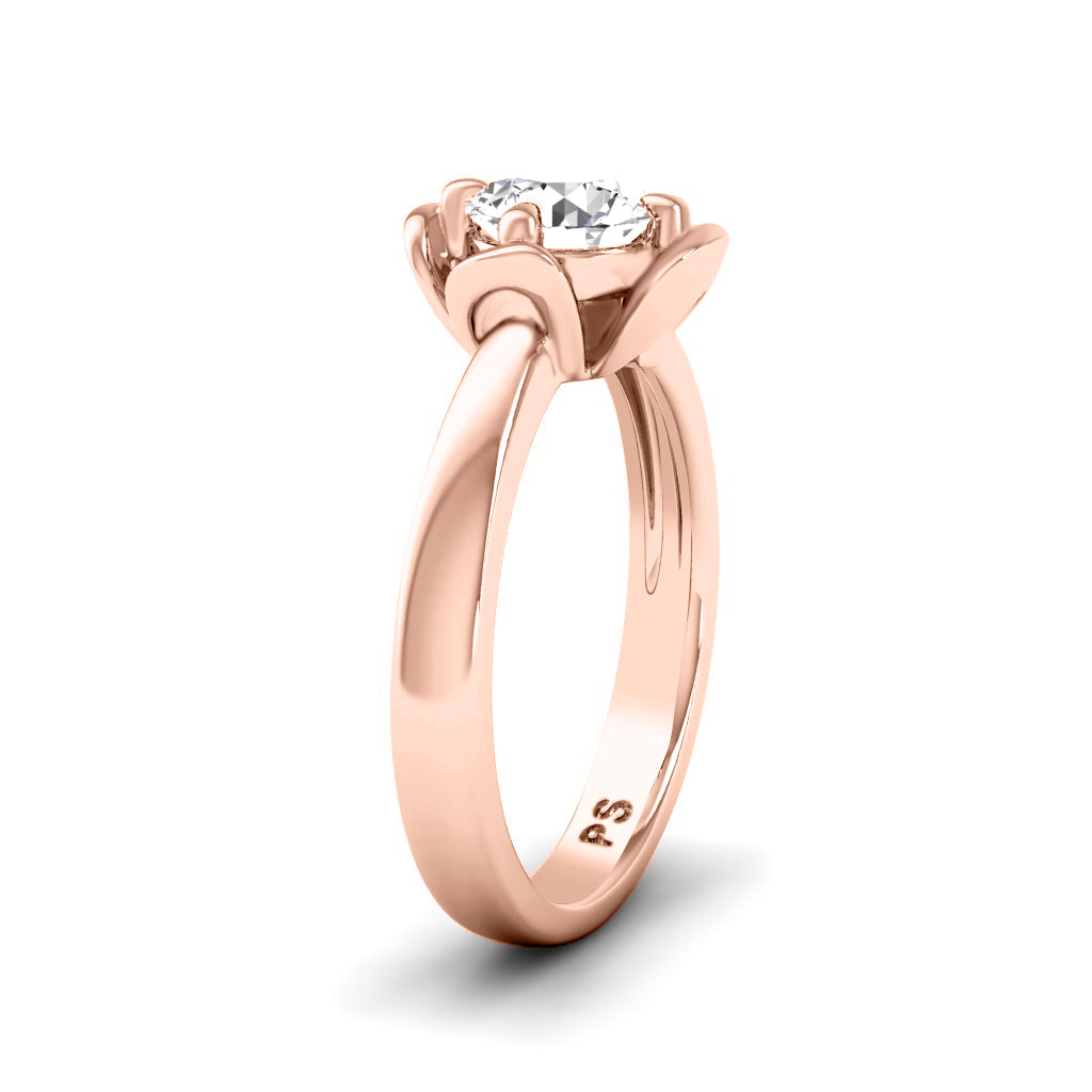 0.50-3.00 CT Round Cut Lab Grown Diamonds - Solitaire Ring