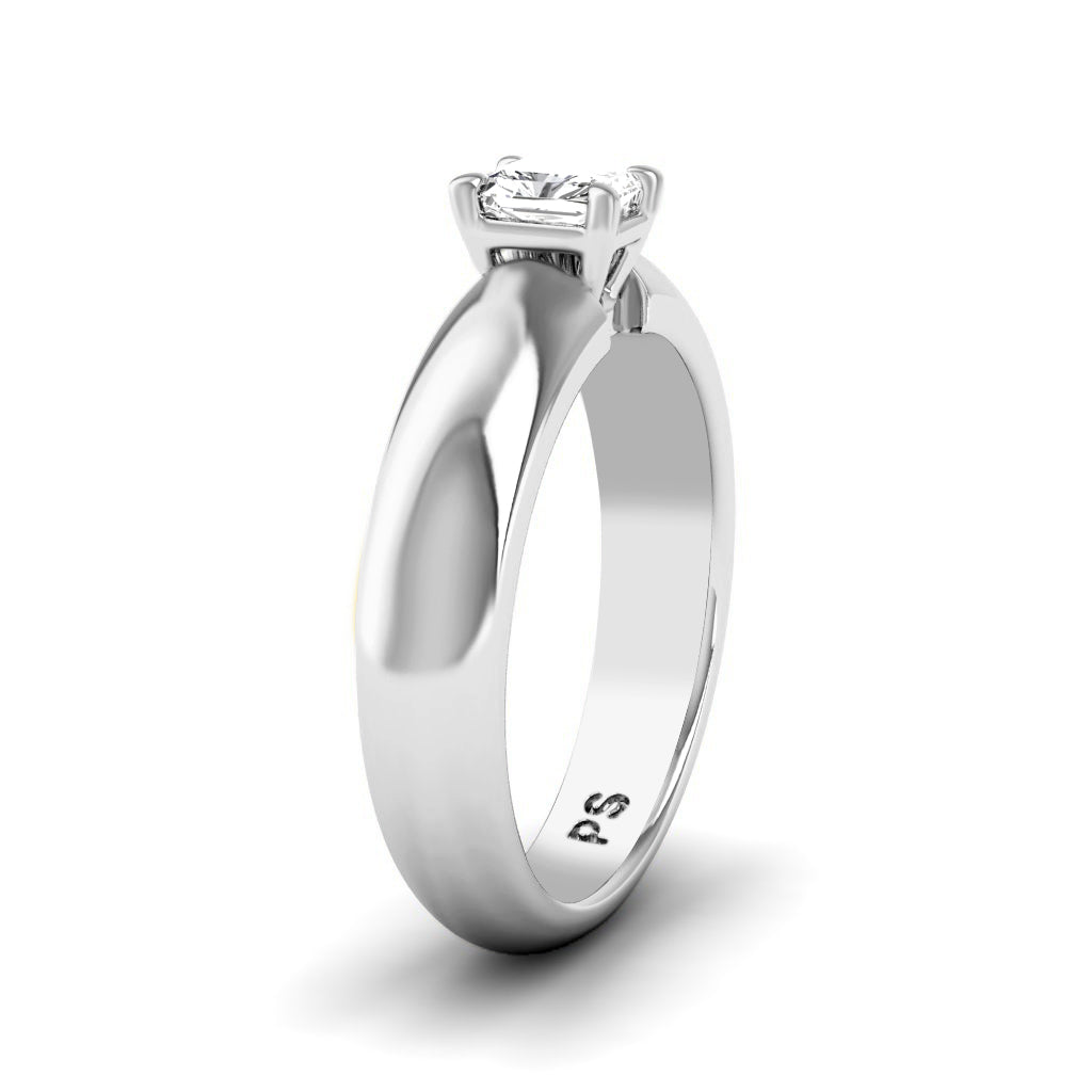 0.35-1.50 CT Radiant Cut Diamonds - Solitaire Ring