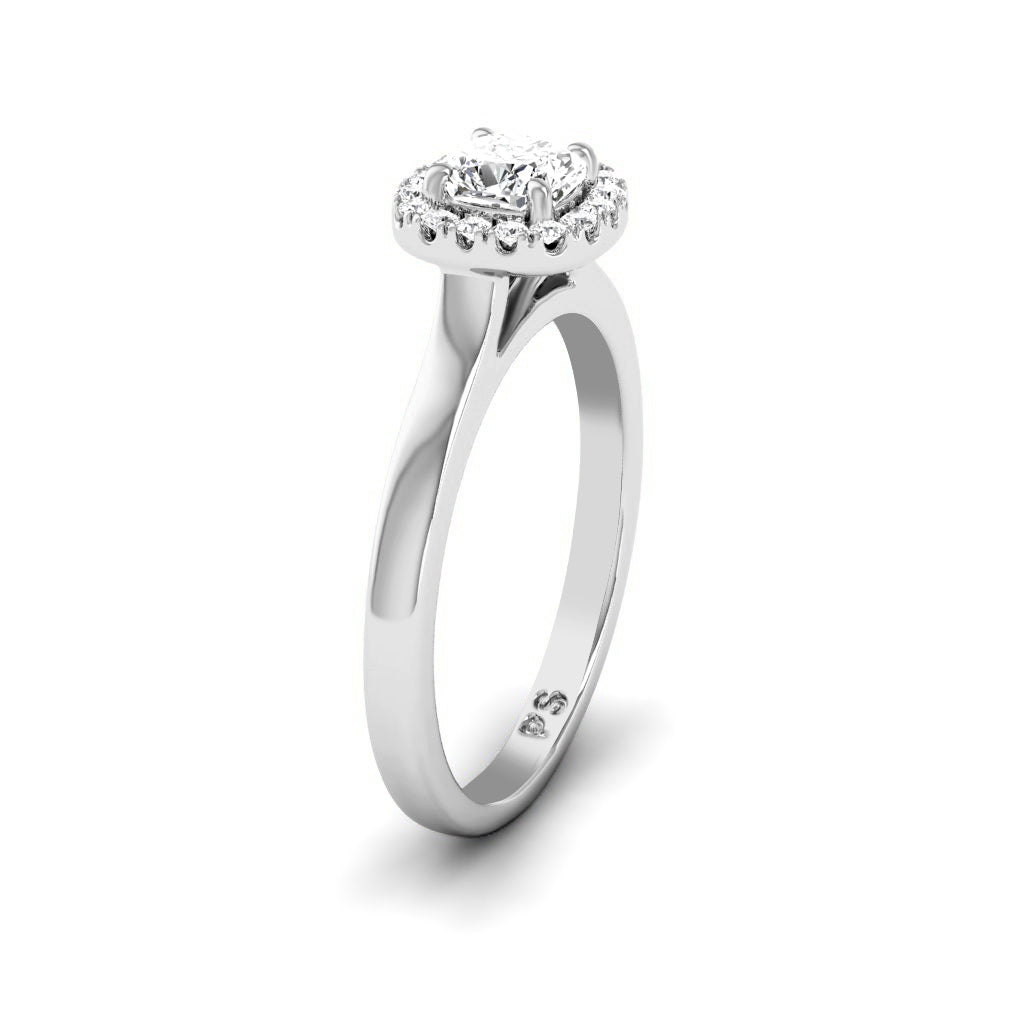 0.60-1.75 CT Round &amp; Cushion Cut Diamonds - Halo Ring