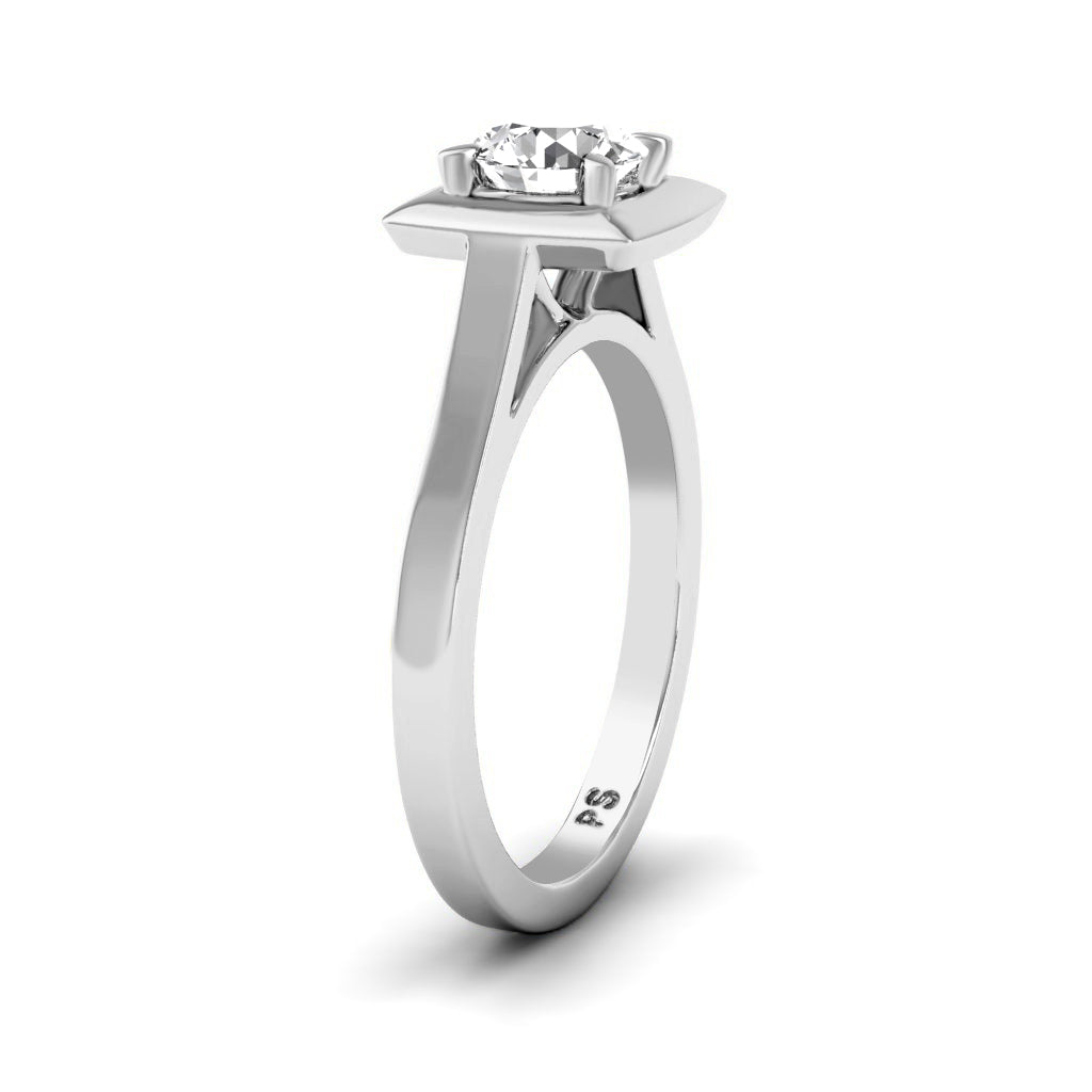 0.50-3.00 CT Round Cut Lab Grown Diamonds - Solitaire Ring