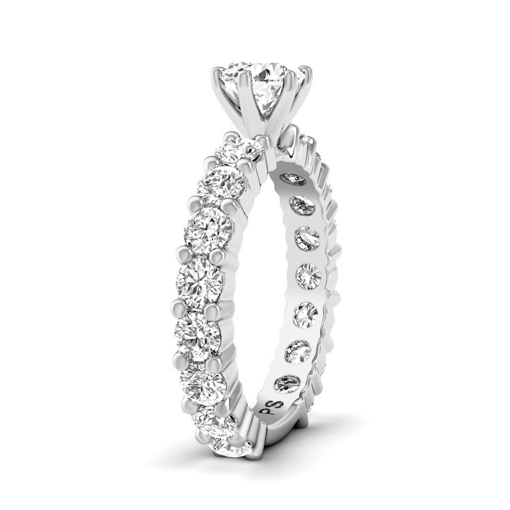 2.75-3.90 CT Round Cut Diamonds - Engagement Ring