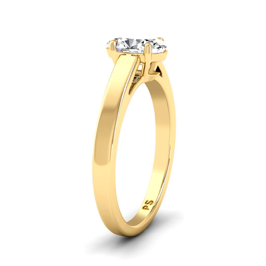 0.35-1.50 CT Oval Cut Diamonds - Solitaire Ring