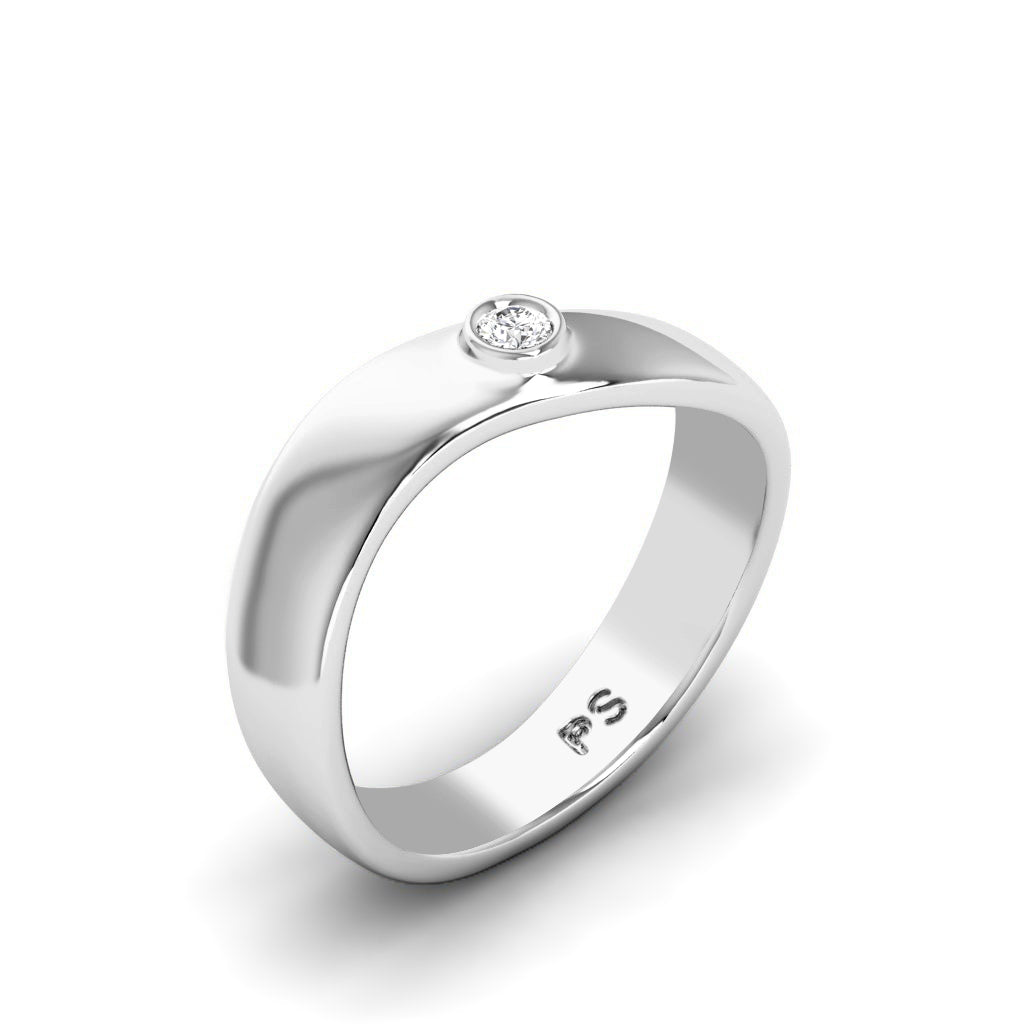 0.35-1.50 CT Round Cut Diamonds - Solitaire Ring