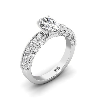 0.95-2.10 CT Round &amp; Princess Cut Diamonds - Solitaire Ring