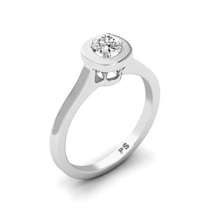 0.35-1.50 CT Cushion Cut Diamonds - Solitaire Ring