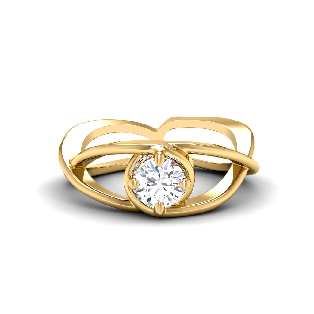 0.35-1.50 CT Round Cut Diamonds - Solitaire Ring