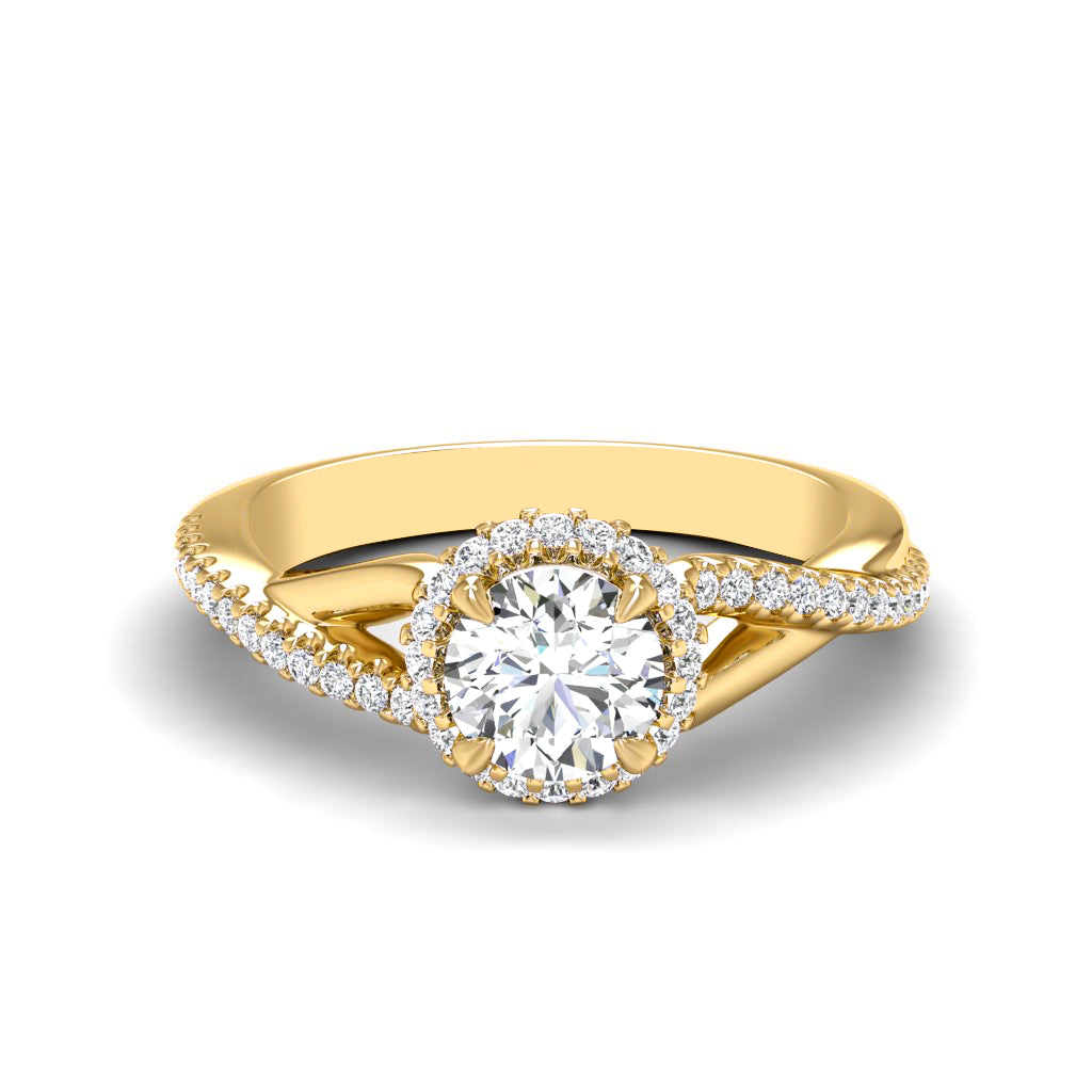 0.60-1.75 CT Round Cut Diamonds - Engagement Ring