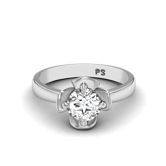 0.50-3.00 CT Round Cut Lab Grown Diamonds - Solitaire Ring