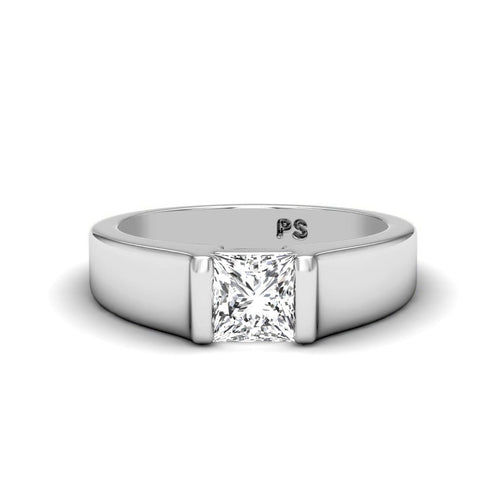 0.50 - 3.00 CT Princess Cut Lab Grown Diamonds - Solitaire Ring - Primestyle.com