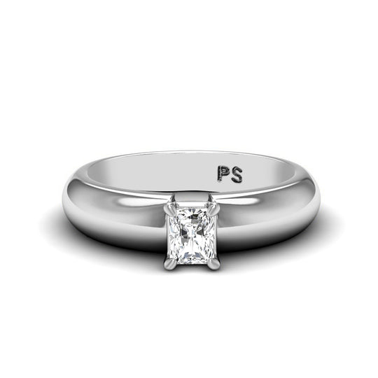 0.50-3.00 CT Radiant Cut Lab Grown Diamonds - Solitaire Ring