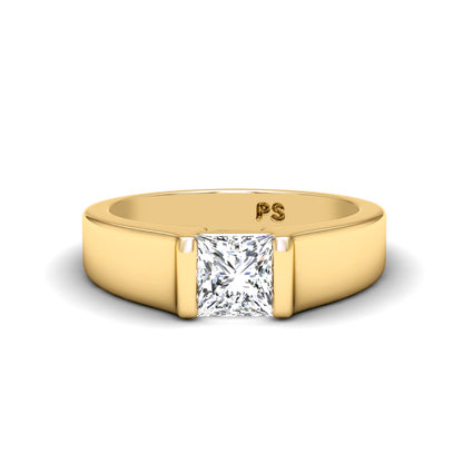 0.50-3.00 CT Princess Cut Lab Grown Diamonds - Solitaire Ring