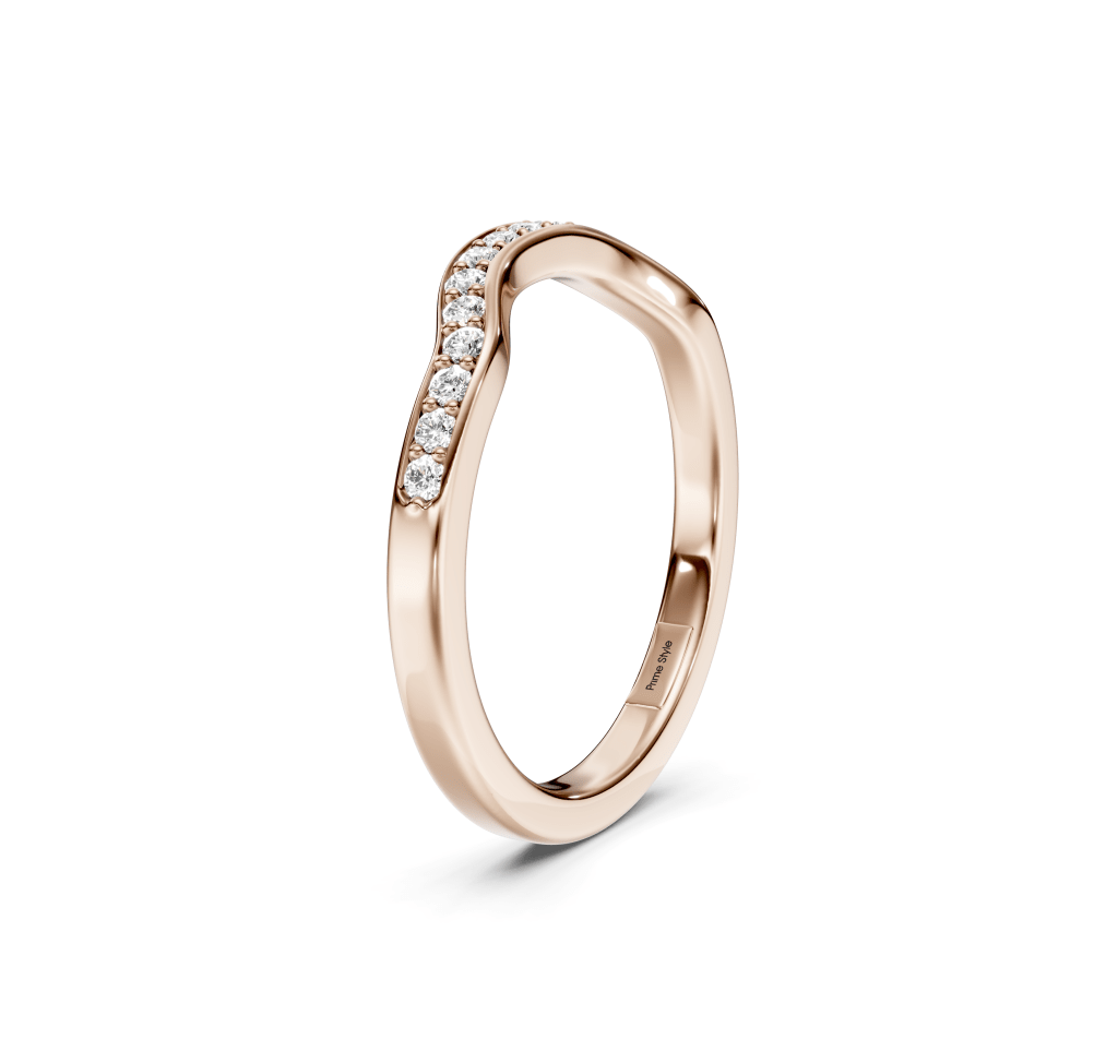 0.20 CT Round Cut Lab Grown Diamonds - Wedding Band