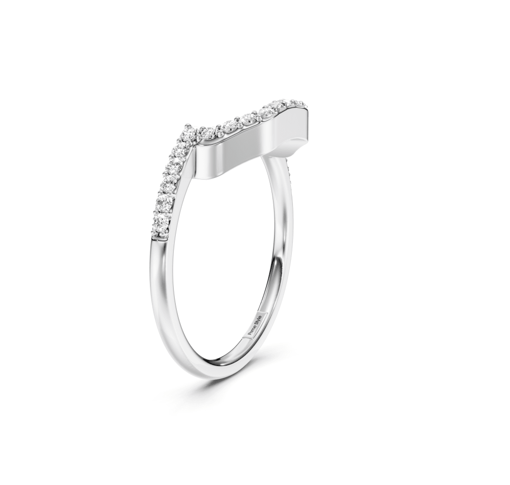 0.20 CT Round Cut Lab Grown Diamonds - Wedding Band