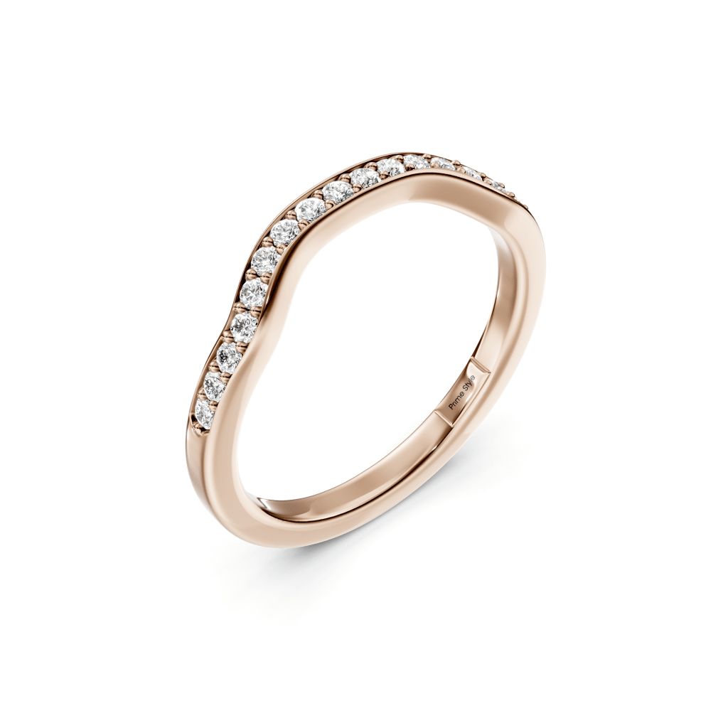 0.20 CT Round Cut Lab Grown Diamonds - Wedding Band - Primestyle.com