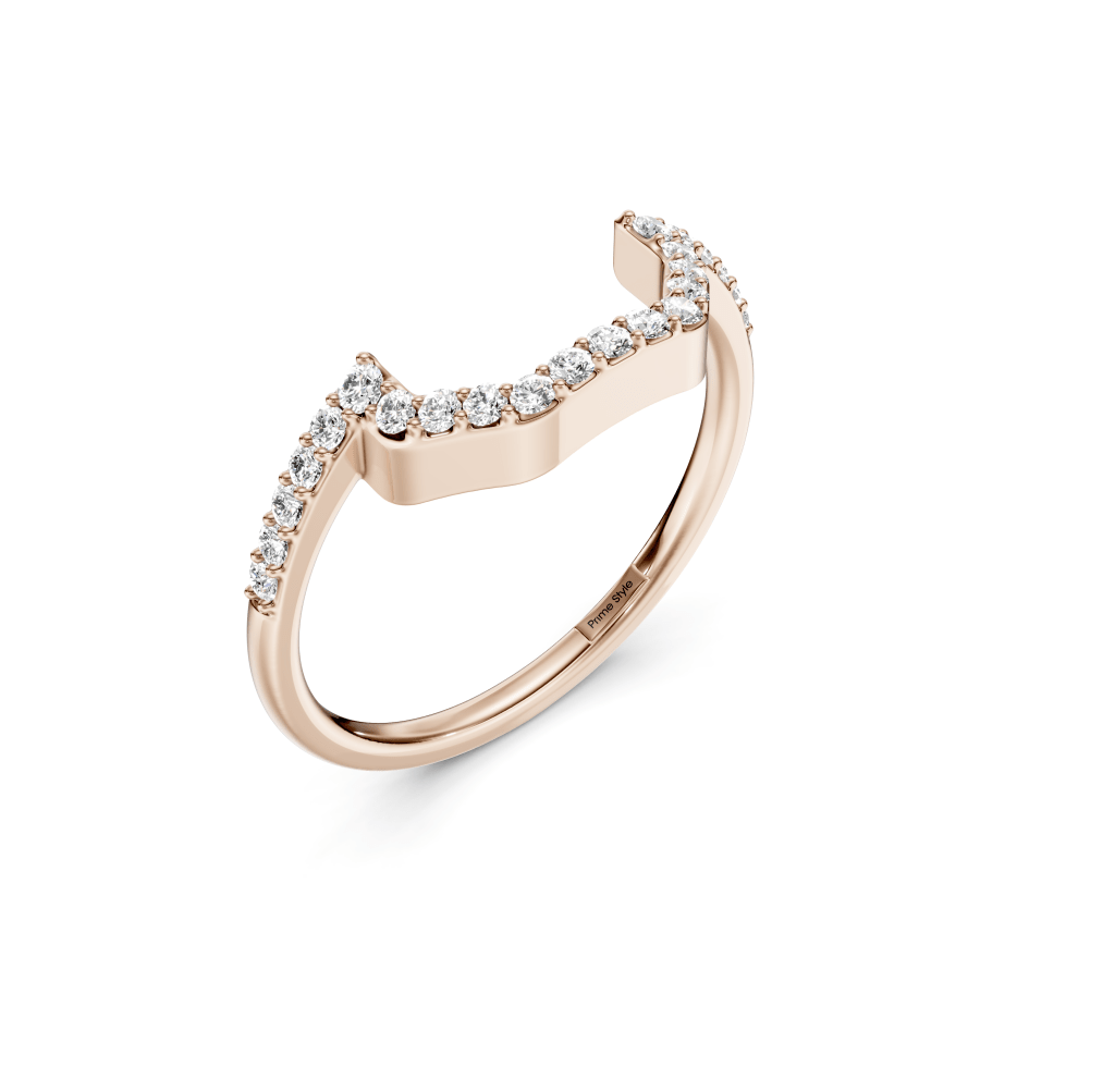 0.20 CT Round Cut Lab Grown Diamonds - Wedding Band
