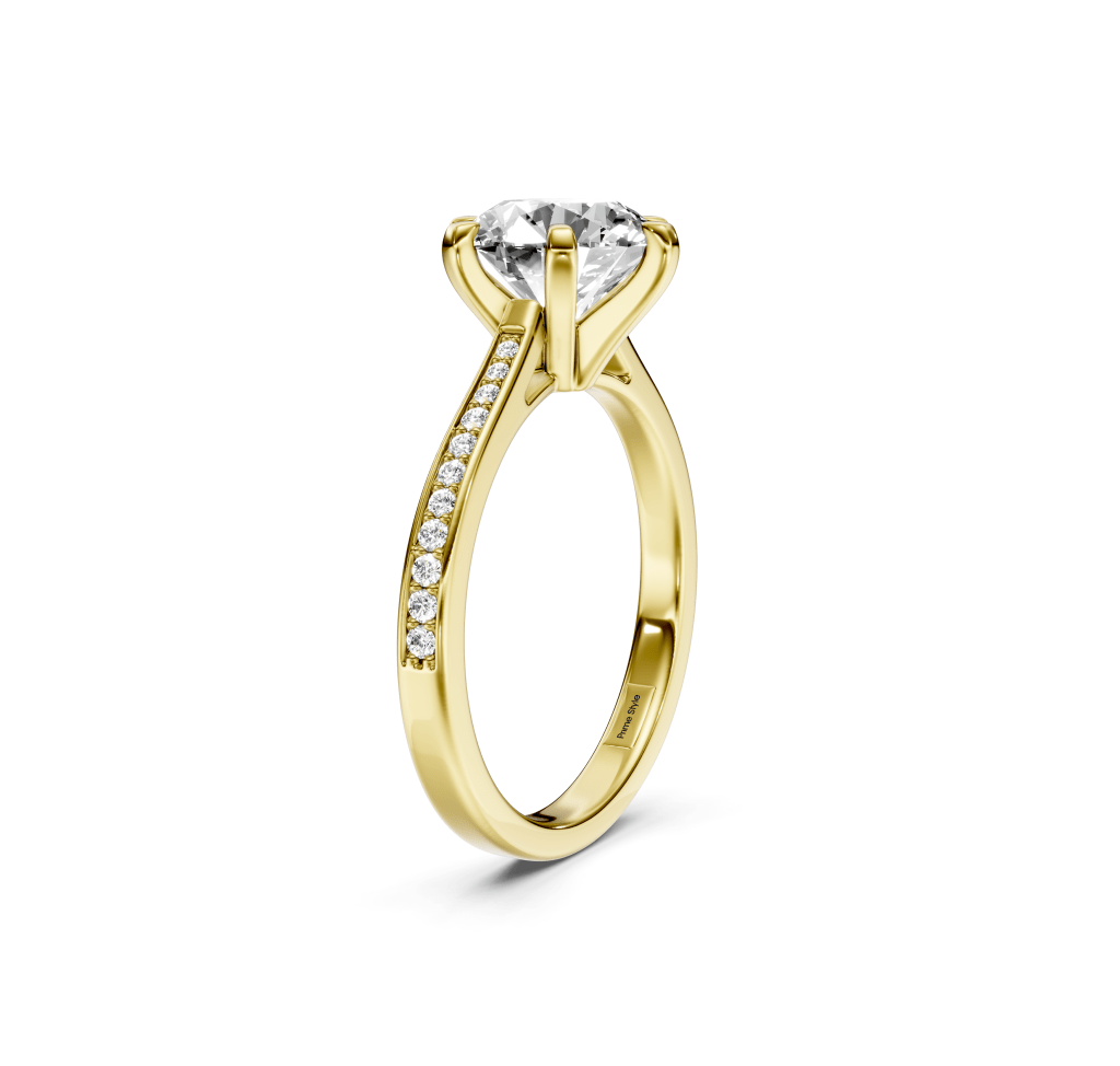 0.70 - 6.20 CT Round Cut Diamonds - Engagement Ring - Primestyle.com