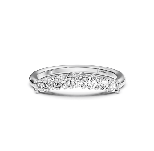 0.40 CT Round Cut Lab Grown Diamonds - Wedding Band - Primestyle.com