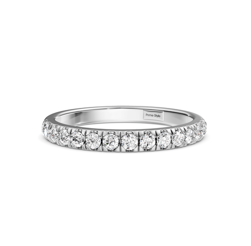 0.35 CT Round Cut Diamonds - Wedding Band - Primestyle.com