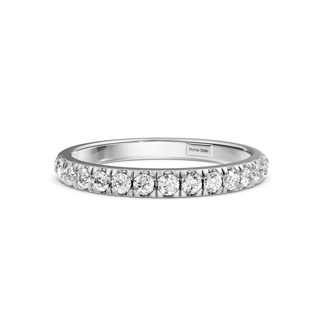 0.35 CT Round Cut Lab Grown Diamonds - Wedding Band