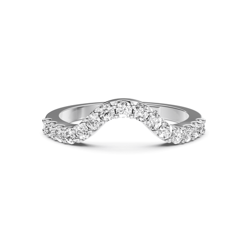 0.45 CT Round Cut Natural Diamonds - Wedding Band - Primestyle.com