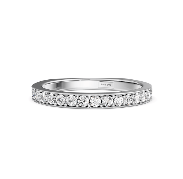 0.50 CT Round Cut Natural Diamonds - Wedding Band
