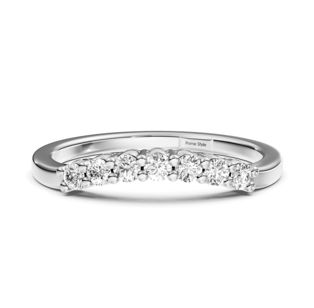 0.25 CT Round Cut Lab Grown Diamonds - Wedding Band