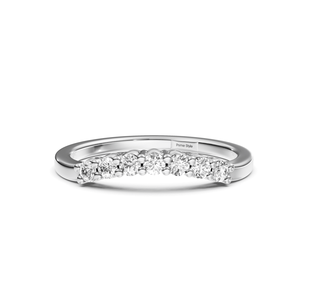 0.25 CT Round Cut Lab Grown Diamonds - Wedding Band