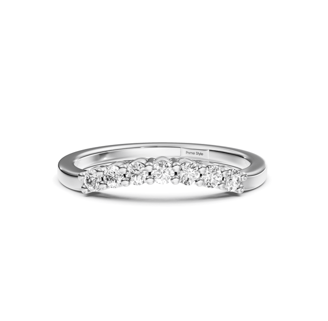 0.25 CT Round Cut Lab Grown Diamonds - Wedding Band