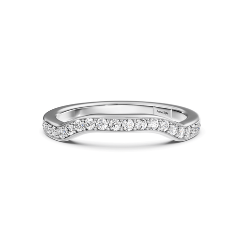 0.20 CT Round Cut Lab Grown Diamonds - Wedding Band - Primestyle.com