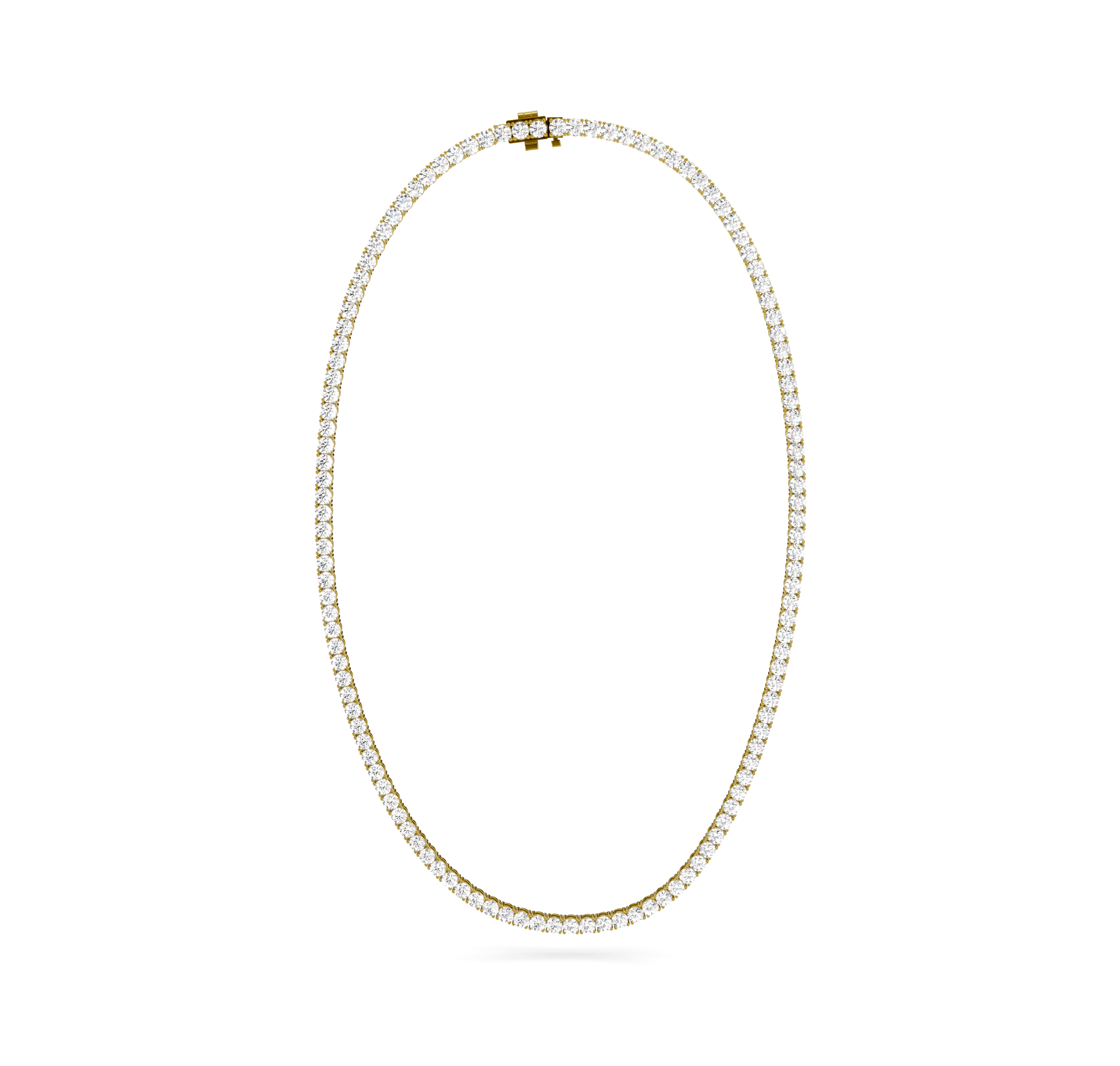 8.00 CT Round Cut Diamonds - Diamond Necklace