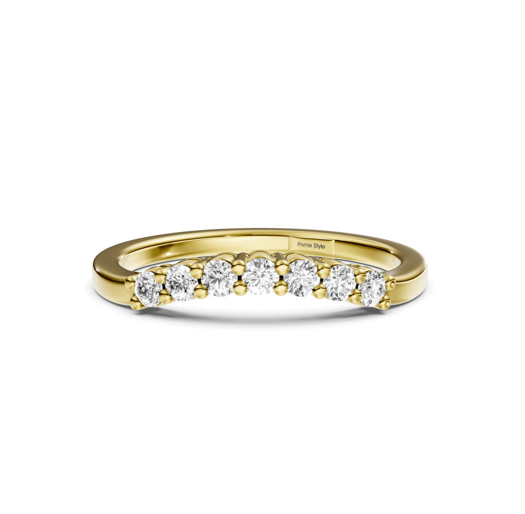 0.25 CT Round Cut Lab Grown Diamonds - Wedding Band